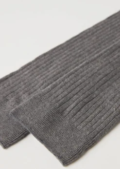 Calze Lunghe con Cashmere a Coste