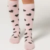 Calze Lunghe Cuori Bambini