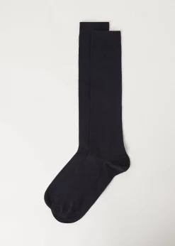 Calze Lunghe in Cotone elasticizzato da Uomo