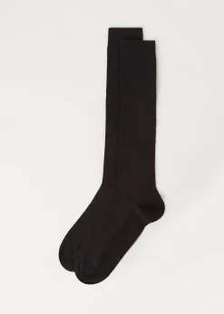 Calze Lunghe in Cotone elasticizzato da Uomo