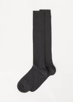 Calze Lunghe in Cotone elasticizzato da Uomo