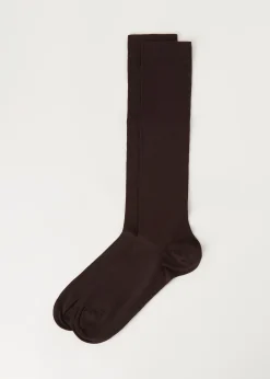 Calze Lunghe in Cotone elasticizzato da Uomo
