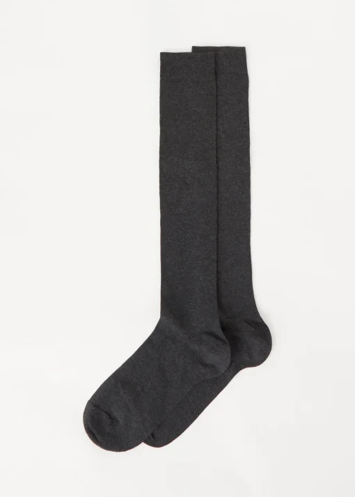 Calze Lunghe in Cotone elasticizzato da Uomo