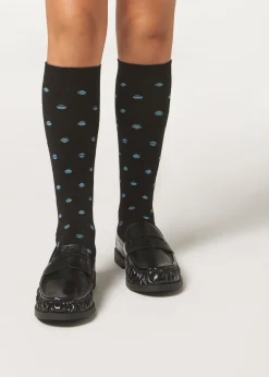 Calze Lunghe Pois Bambini