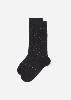 Calze Lunghe Pois Glitter Bambini