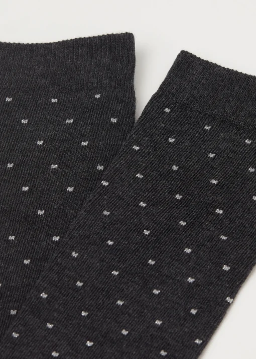 Calze Lunghe Pois Glitter Bambini