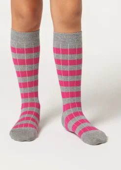 Calze Lunghe Righe Bambini