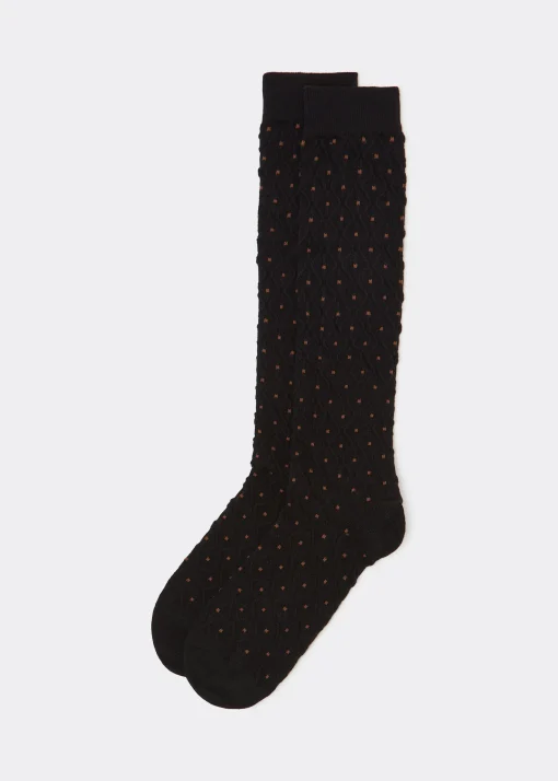 Calze Lunghe Rombi da Uomo