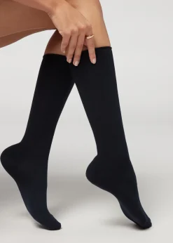 Calze Lunghezza 3/4 con Cashmere