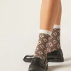 Calzini con Cashmere a Rombi