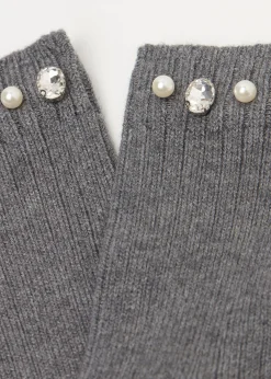 Calzini con Lana Perle e Strass