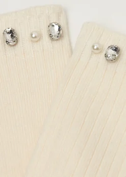 Calzini con Lana Perle e Strass