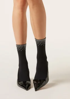 Calzini Coprenti con Strass