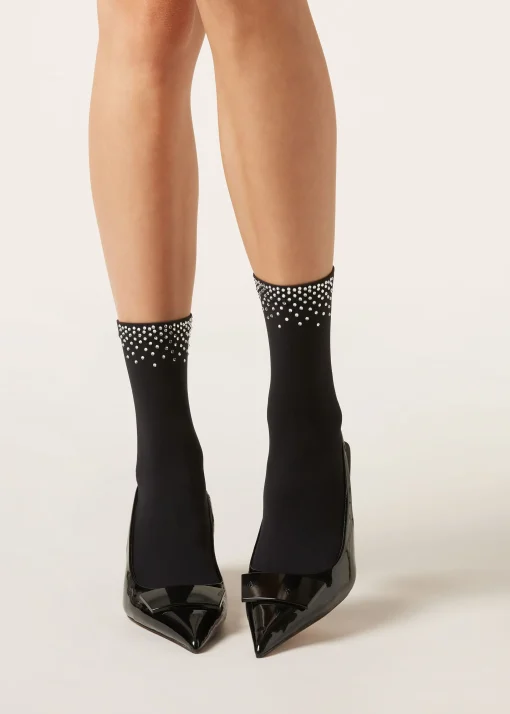 Calzini Coprenti con Strass