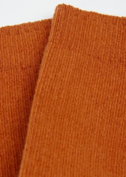Calzini Corti a Coste con Lana e Cashmere