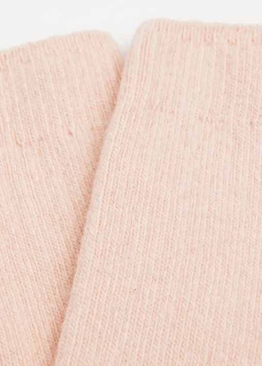 Calzini Corti a Coste con Lana e Cashmere