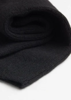 Calzini Corti a Coste con Lana e Cashmere