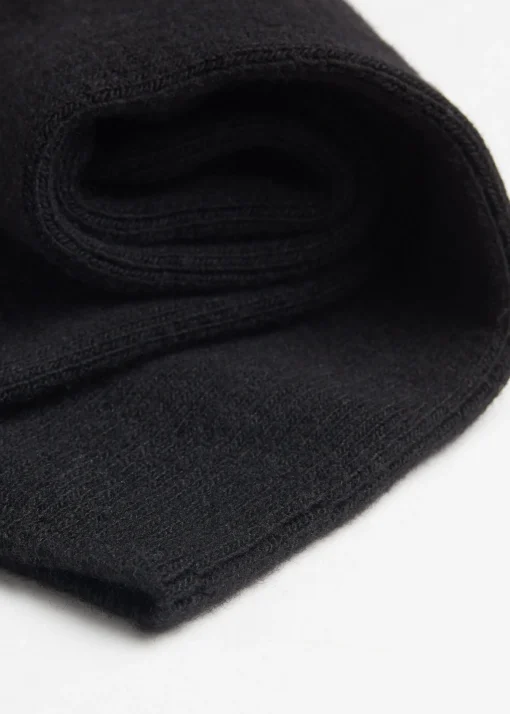 Calzini Corti a Coste con Lana e Cashmere