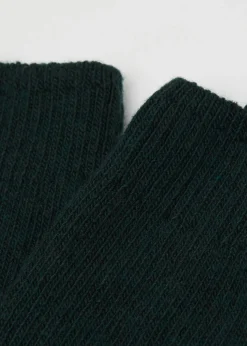 Calzini Corti a Coste con Lana e Cashmere