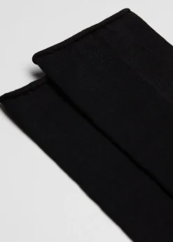 Calzini Corti Senza Bordo in Cotone da Uomo