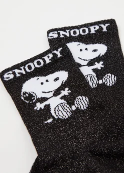 Calzini Glitter Snoopy