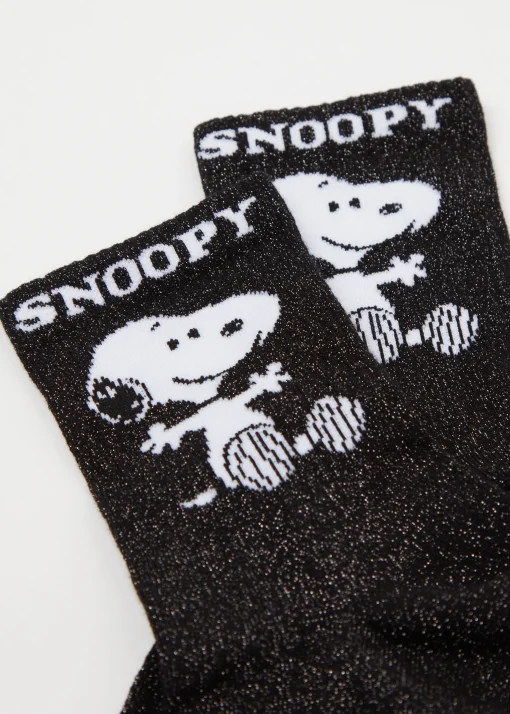Calzini Glitter Snoopy