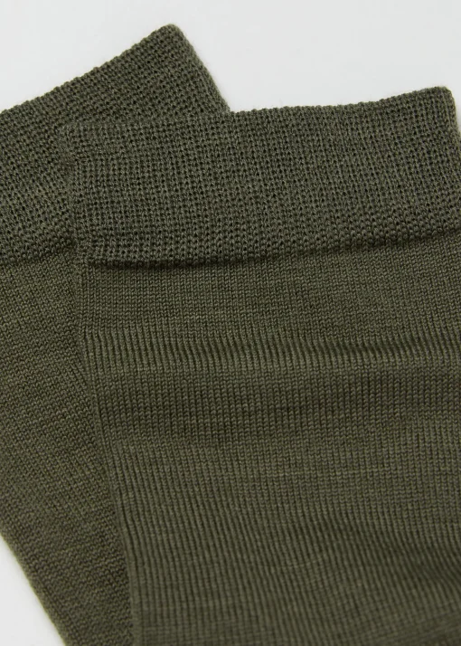 Calzini in Lana e Cotone Senza bordo