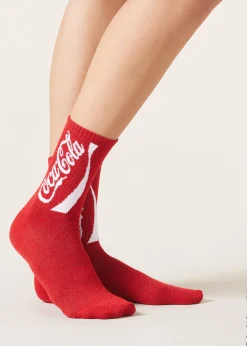 Calzini Rosso Coca Cola