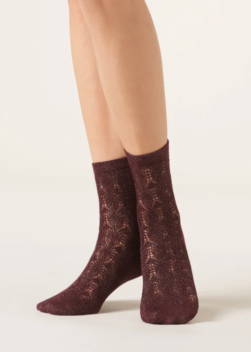 Calzini Traforati con Glitter