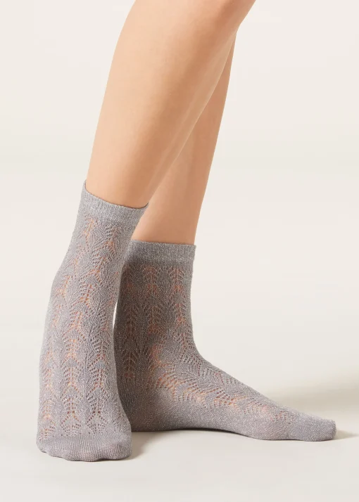 Calzini Traforati con Glitter