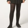 Collant Cashmere con Trecce Bambina