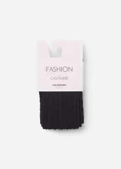 Collant Cashmere con Trecce Bambina