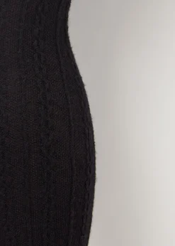 Collant Cashmere con Trecce Bambina