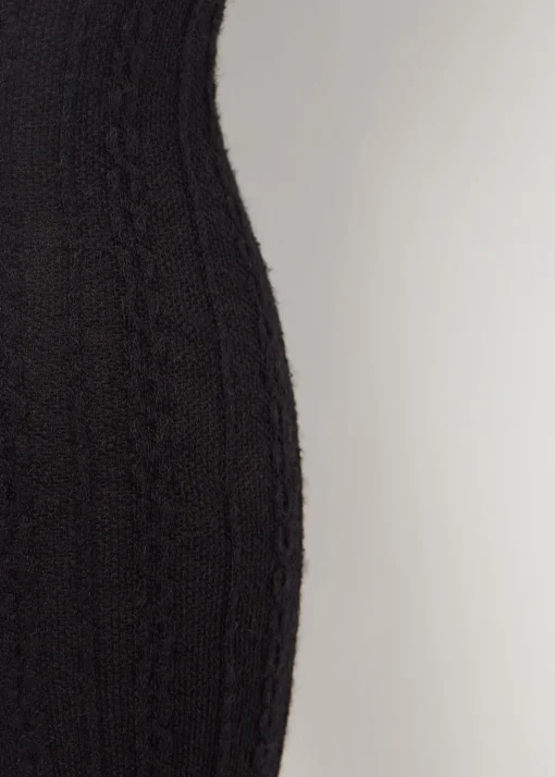 Collant Cashmere con Trecce Bambina