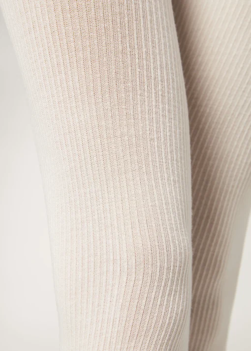 Collant con Cashmere a Coste