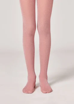 Collant Coprente 70 Denari Glitter da Bambina