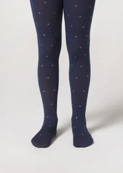 Collant Coprenti con Glitter Bambina