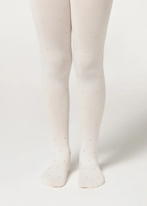 Collant Coprenti con Glitter Bambina
