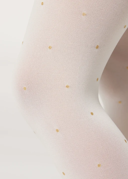 Collant Coprenti con Glitter Bambina