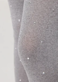 Collant Coprenti con Strass Bambina