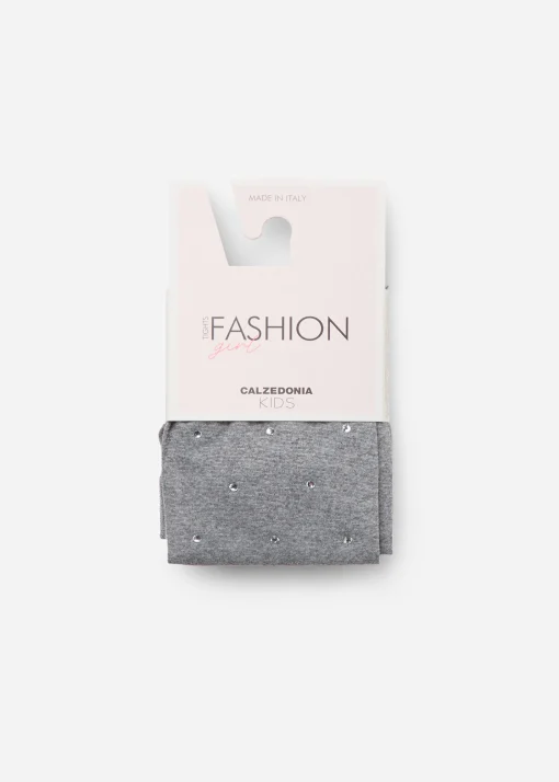 Collant Coprenti con Strass Bambina