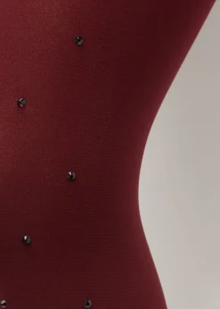 Collant Coprenti con Strass Bambina