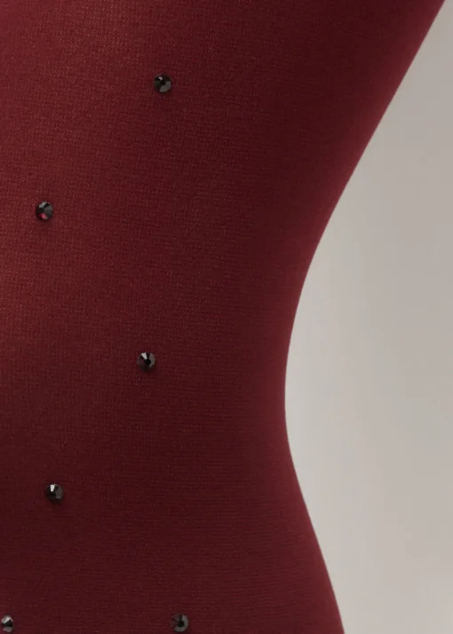 Collant Coprenti con Strass Bambina