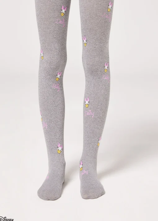 Collant in Microfibra Melange 50 Denari Daisy Disney da Bambina