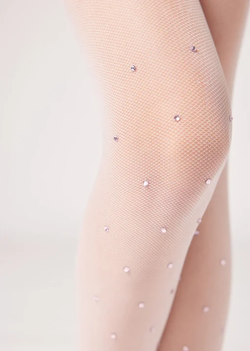 Collant in Tulle con Strass da Bambina