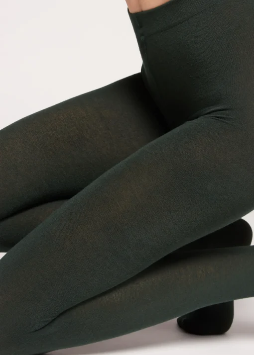Collant Morbido In Misto Modal E Cashmere