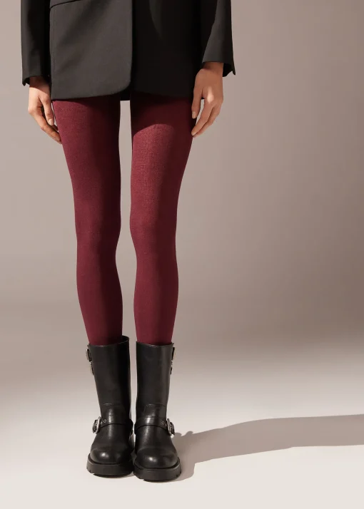 Collant Morbido In Misto Modal E Cashmere