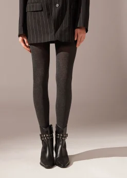 Collant Morbido In Misto Modal E Cashmere