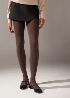 Collant Morbido In Misto Modal E Cashmere