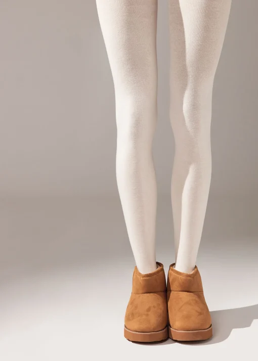 Collant Morbido In Misto Modal E Cashmere